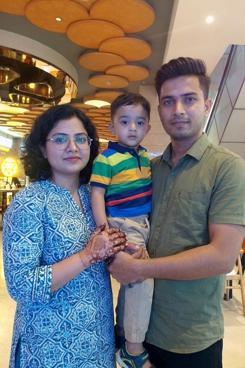 Customer photo before AI transformation
