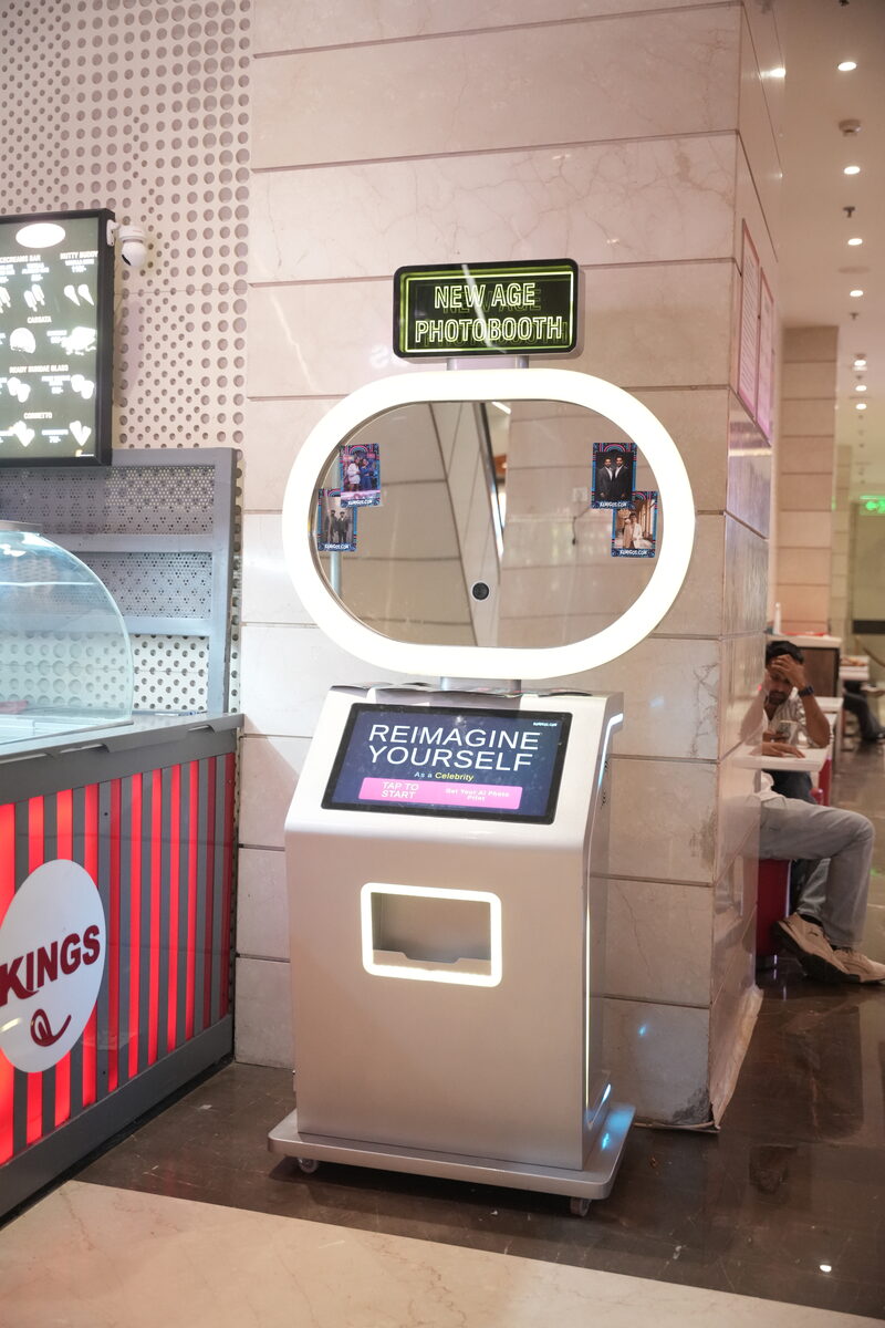 Pikcha AI Photo Booth installed at brand activation